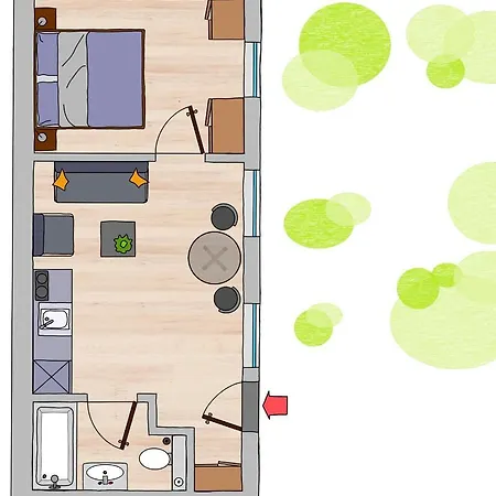 Zur Alten Konditorei Lejlighed